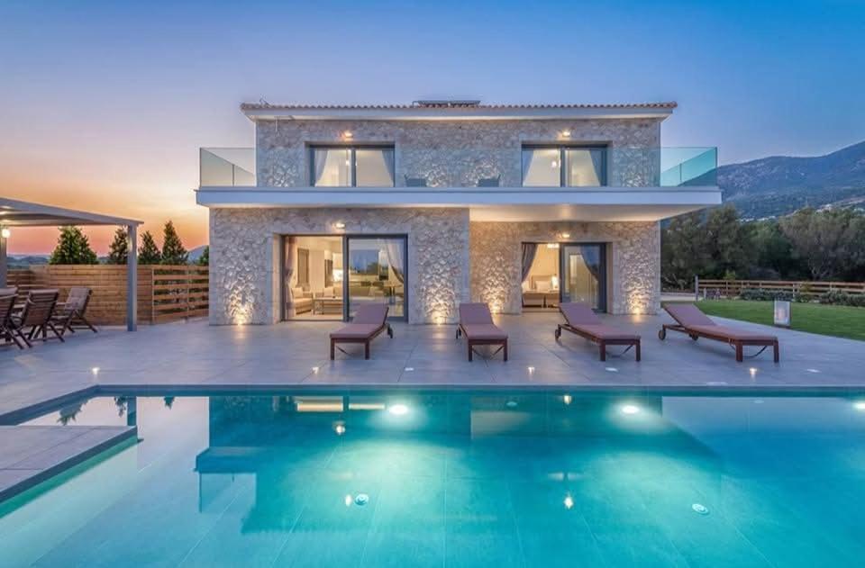 Kefalonia Stone Villas - Villa Petros Kefalonica ตราเปซากิ ภายนอก รูปภาพ