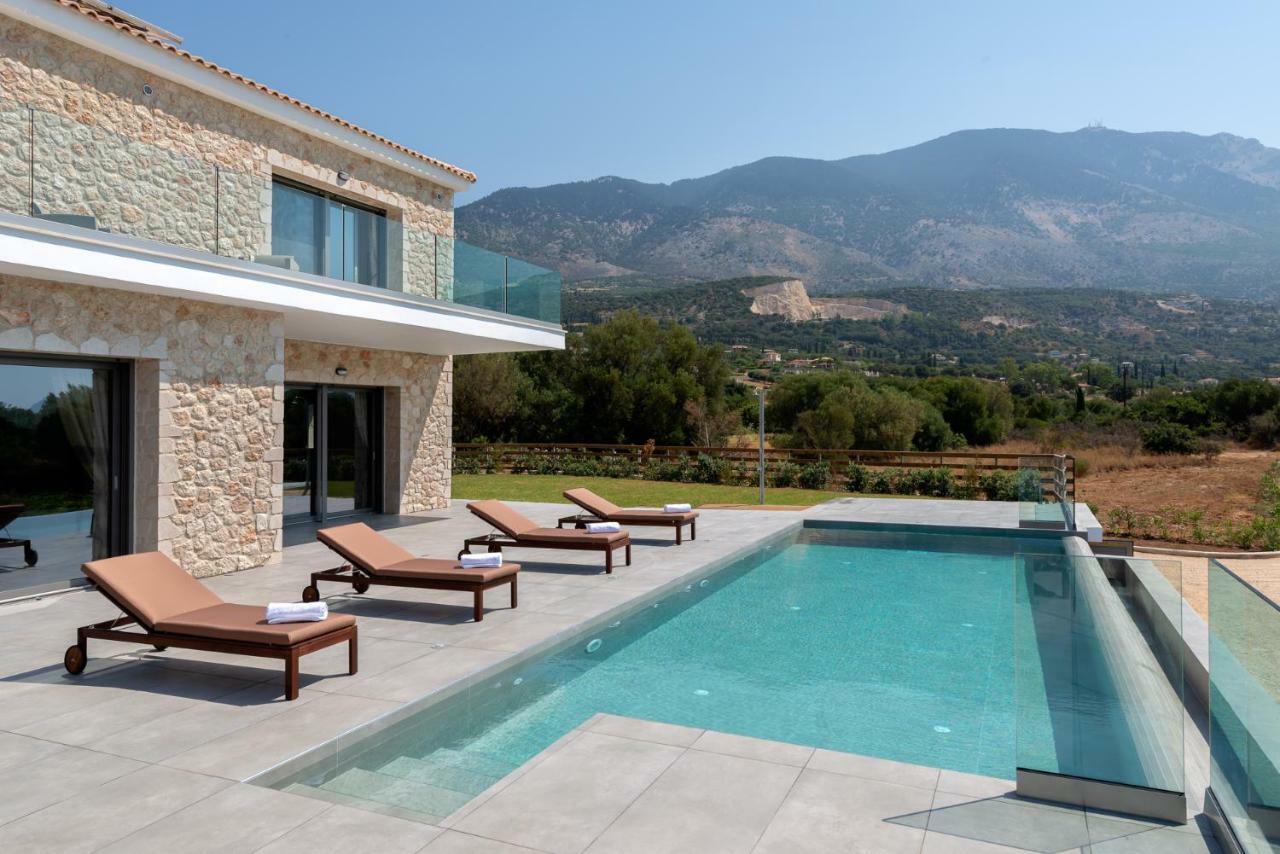 Kefalonia Stone Villas - Villa Petros Kefalonica ตราเปซากิ ภายนอก รูปภาพ