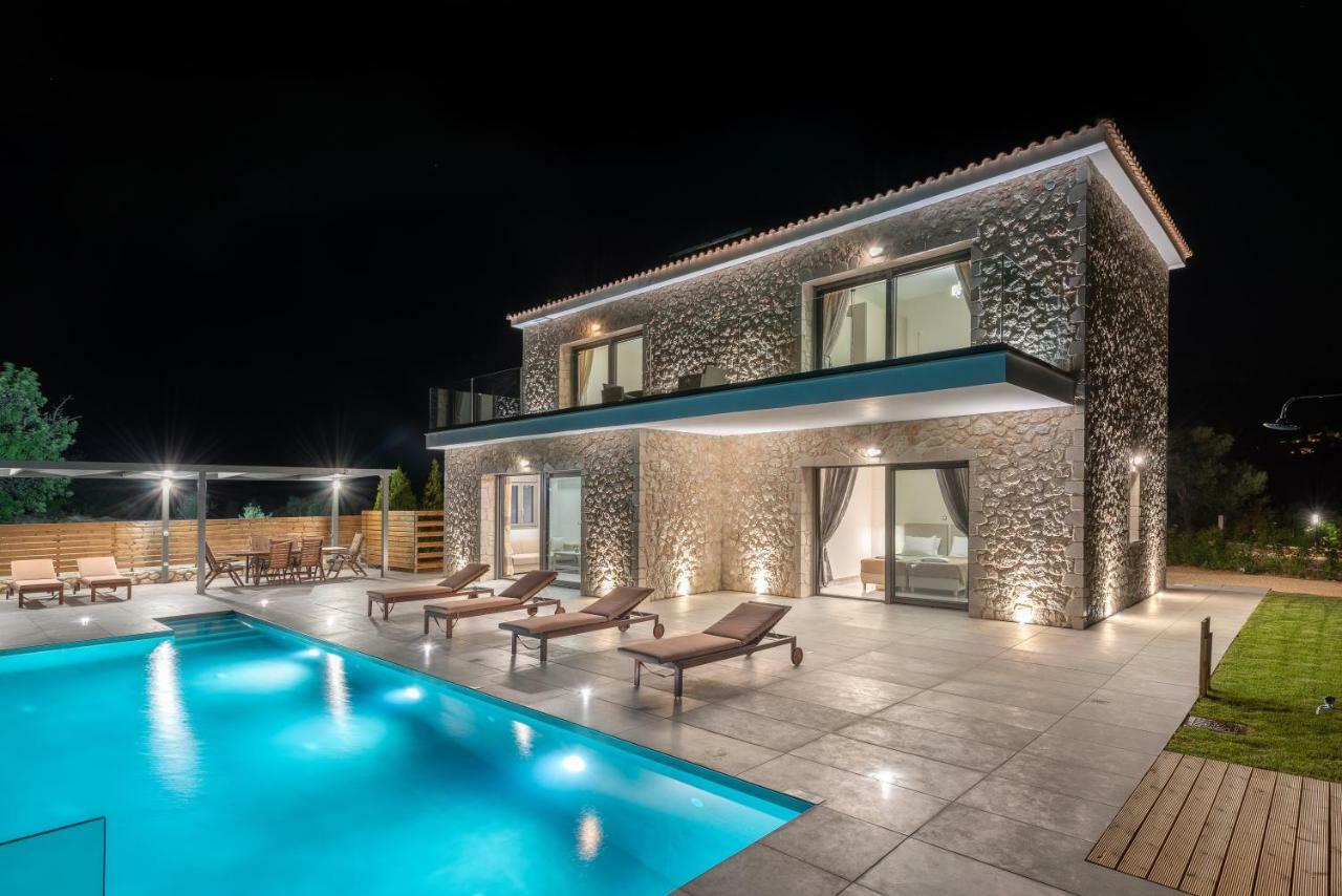 Kefalonia Stone Villas - Villa Petros Kefalonica ตราเปซากิ ภายนอก รูปภาพ